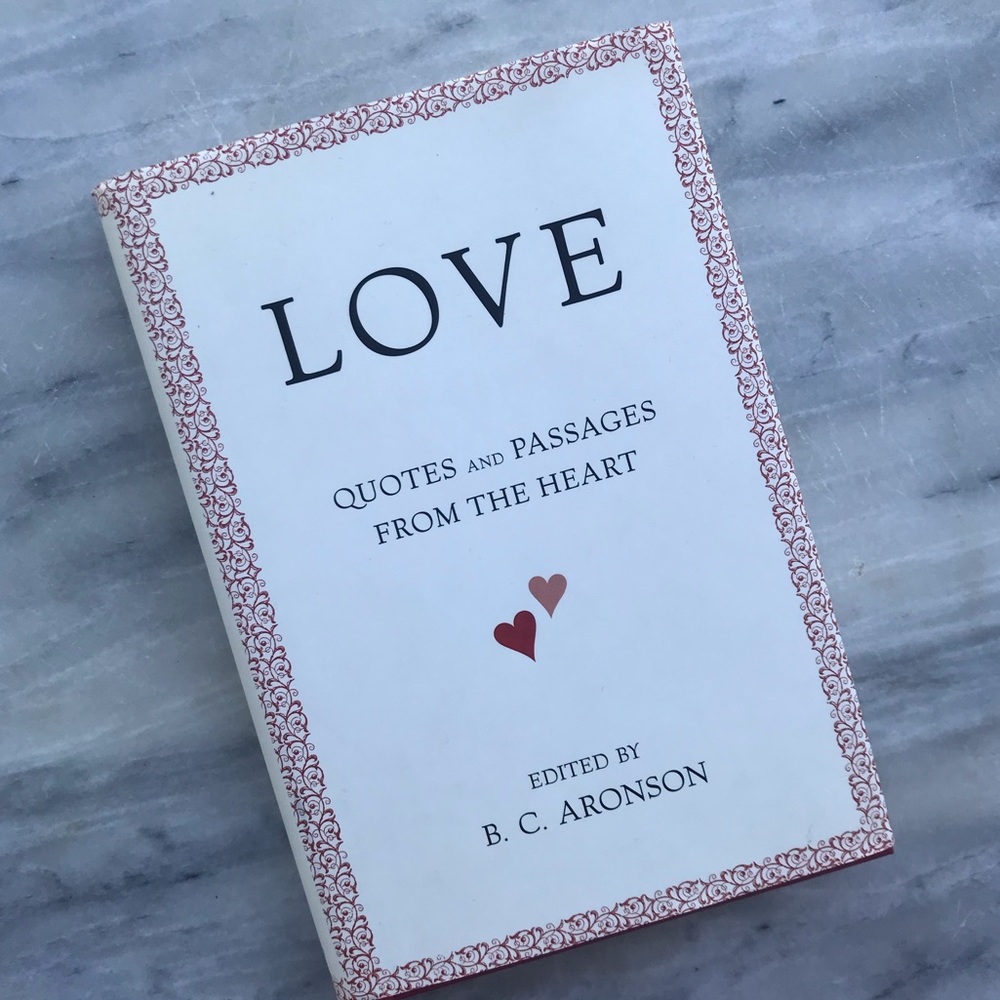 Anthropologie Love Quotes&Passages Book